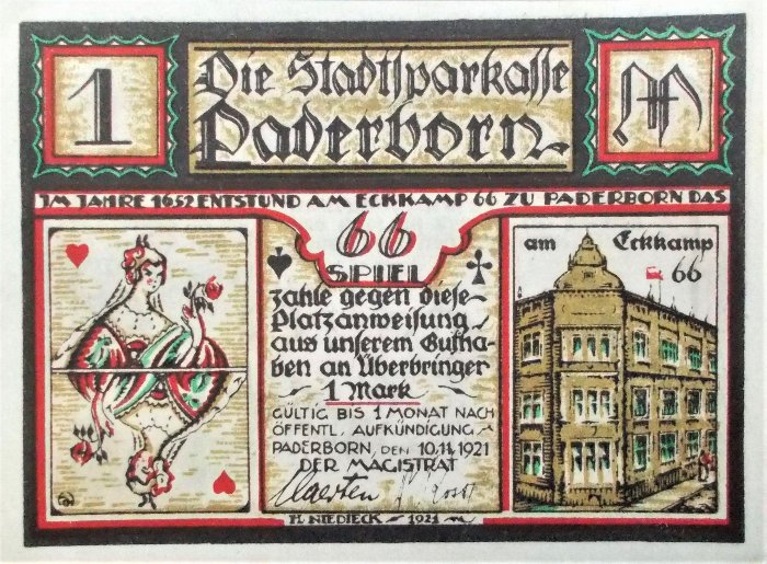 Spielkarten-Notgeld?
